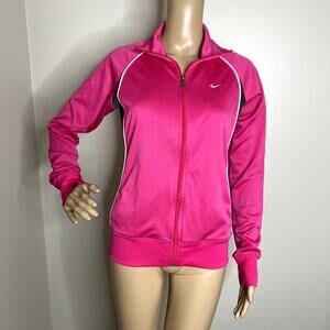 Nike Pink Athletic Full Zip Track Jacket